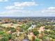 Expansive aerial view of a park with lush green trees, a pond, and a ball field under a blue sky at 206 Ne 11Th Ne St # 703A, Atlanta, GA 30309