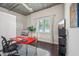 Contemporary office space featuring a bright red desk and a modern workstation setup at 206 Ne 11Th Ne St # 703A, Atlanta, GA 30309