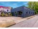View of Chrome Yellow Trading Co. coffee shop with blue brick and outdoor patio at 36 Daniel Se St # 5, Atlanta, GA 30312