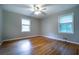 Cozy bedroom with natural light and hardwood floors, perfect for relaxation at 218 Woodview Se Ln, Smyrna, GA 30082