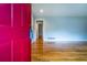 View of the living room featuring hardwood floors and neutral paint at 218 Woodview Se Ln, Smyrna, GA 30082