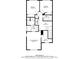 Upstairs bedrooms, baths, and laundry layout shown on the floor plan at 2450 Mildon Hall Ln, Lawrenceville, GA 30043