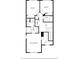 Upstairs floor plan featuring bedrooms, bathrooms, a laundry area and ample closet space at 2450 Mildon Hall Ln, Lawrenceville, GA 30043