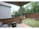 Charming backyard with a covered patio and a well-maintained lawn, perfect for outdoor relaxation and entertainment at 103 Prominence Ct, Canton, GA 30114