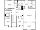 Second-floor layout featuring bedrooms, bathrooms, walk-in closets, laundry, and primary suite with sitting room at 1104 Stepping Stone Ln, Conyers, GA 30012