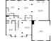 Detailed floor plan showcasing the layout of the home's first floor including kitchen, pantry, and dining room at 1104 Stepping Stone Ln, Conyers, GA 30012