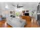 Inviting living room with hardwood floors and ample natural light at 2382 Whites Mill Ln, Decatur, GA 30032