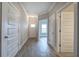 Hallway featuring wood-look flooring and doors to other areas of the home at 109 Sunflower Ne Cir, Cartersville, GA 30121