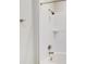 Bright bathroom featuring a white tiled shower with modern fixtures at 1418 Dresden Ne Dr # 385, Brookhaven, GA 30319