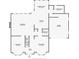 Layout of first floor features living room, kitchen, and garage spaces for convenient living at 2045 Calmwater Ct, Suwanee, GA 30024