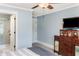 Bedroom view showing the en-suite bathroom and closet space at 2217 Virginia Ne Pl, Atlanta, GA 30305