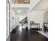 Spacious foyer with dark wood floors, two-story ceilings, and a welcoming atmosphere at 2450 Overlook Ave, Lithonia, GA 30058
