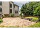 Spacious backyard with stone patio, perfect for outdoor entertaining and relaxation at 1130 Timbercreek Ct, Alpharetta, GA 30005