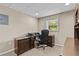 Dedicated home office space with desk, chair, and storage solutions at 4010 Hamilton Mill Rd, Buford, GA 30519