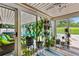 Sunroom with view of backyard pool at 4010 Hamilton Mill Rd, Buford, GA 30519