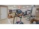 Home gym featuring a treadmill and weightlifting equipment at 5342 Lakerock Sw Dr, Atlanta, GA 30331