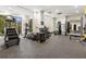 Well-equipped gym with modern exercise machines, free weights, and mirrored walls for a complete workout experience at 3475 Oak Valley Rd # 1850, Atlanta, GA 30326