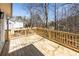 Spacious deck overlooking the backyard, providing a great outdoor living space at 2192 Stenger Rd, Douglasville, GA 30135