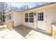 Outdoor deck perfect for entertaining or relaxing with a view of the backyard at 2192 Stenger Rd, Douglasville, GA 30135