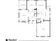 Layout of the first floor of the home, with the kitchen, living room, and dining room at 626 Kimberly Ne Ln, Atlanta, GA 30306