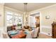 Bright dining room with a large window and elegant pendant lighting at 190 Country Club Dr, Hiram, GA 30141
