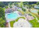 Aerial view of community pool and playground area at 3435 Vista Creek Dr, Dacula, GA 30019