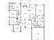 Detailed floor plan showcasing the layout of the home, including bedrooms, living spaces, and kitchen at 3435 Vista Creek Dr, Dacula, GA 30019
