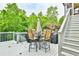 Outdoor deck with seating area, perfect for entertaining with lush backyard views at 3435 Vista Creek Dr, Dacula, GA 30019