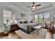 Spacious main bedroom suite with tray ceiling, hardwood floors and plantation shutters at 2205 Beaver Shop Ne Rd, Marietta, GA 30066