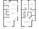 Detailed two-story floorplan highlighting bedrooms, bathrooms, kitchen, living area, and WIC at 2326 Nicole Dr, Hampton, GA 30228
