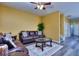 Spacious living area with plush seating, and an open layout at 2326 Nicole Dr, Hampton, GA 30228