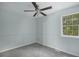 Bedroom with plush carpet and a ceiling fan at 430 Pilgrim Ln, Powder Springs, GA 30127