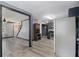 Open-concept kitchen with stainless steel appliances, and seamless flow to the living area at 430 Pilgrim Ln, Powder Springs, GA 30127