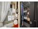Chic bathroom with a walk-in closet, stylish tub, and well-coordinated decor, creating a luxurious feel at 1421 Peachtree Ne St # 203, Atlanta, GA 30309