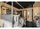 Contemporary bedroom with black ceiling, stylish bedding, unique decorations, and modern design elements at 1421 Peachtree Ne St # 203, Atlanta, GA 30309