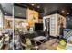 Sitting area featuring dark trim, lots of artwork, and stylish furnishings at 1421 Peachtree Ne St # 203, Atlanta, GA 30309