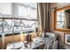 Study area features granite counter, mirror, and large window at 1421 Peachtree Ne St # 203, Atlanta, GA 30309