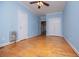Bedroom with built-in desk and cabinets at 111 Dixson Rd, Bowdon, GA 30108