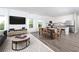 Modern living area and kitchen combination boasting an open and airy layout at 5108 Arista Dr, Douglasville, GA 30135