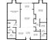 Detailed floor plan showcasing the layout of the house with room dimensions at 24317 Plantation Ne Dr, Atlanta, GA 30324