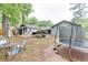 Spacious backyard with trampoline and plenty of room for activities at 376 Paula Ct, Lawrenceville, GA 30046