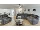 Inviting living room with hardwood floors, an open layout, and comfortable seating at 376 Paula Ct, Lawrenceville, GA 30046