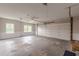 Spacious two car garage with windows and ample room for parking at 516 Main St, Hiram, GA 30141