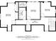 Detailed floor plan showcasing the layout of the bedrooms and bathrooms on the second floor at 582 Lakeshore Ne Dr, Atlanta, GA 30307