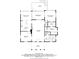 Detailed floor plan showcases the layout of the home, highlighting the kitchen, living room, and bedroom locations at 582 Lakeshore Ne Dr, Atlanta, GA 30307
