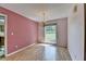 Dining room featuring hardwood floors, a chandelier, and natural light at 1464 Yorktown Nw Dr, Lawrenceville, GA 30043