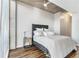 Bedroom with sleek decor, lots of light, and a modern ceiling fan at 3300 Windy Ridge Se Pkwy # 718, Atlanta, GA 30339