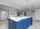 Spacious kitchen island with seating in an open-concept layout at 551 Floyd Se Dr, Smyrna, GA 30082