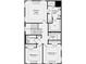 Upstairs floor plan featuring primary suite, bath, laundry, and two bedrooms at 1709 Lansmere Sw St, Marietta, GA 30008