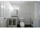 Clean bathroom with granite vanity top, providing a functional and well-designed space at 41 Basswood Cir, Sandy Springs, GA 30328